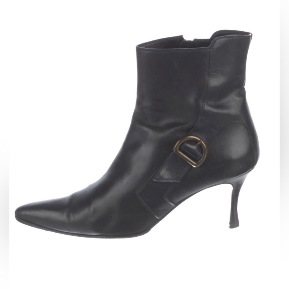 Manolo Blahnik Leather heeled boots